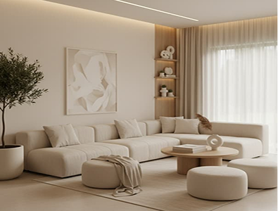 Modern home setting
